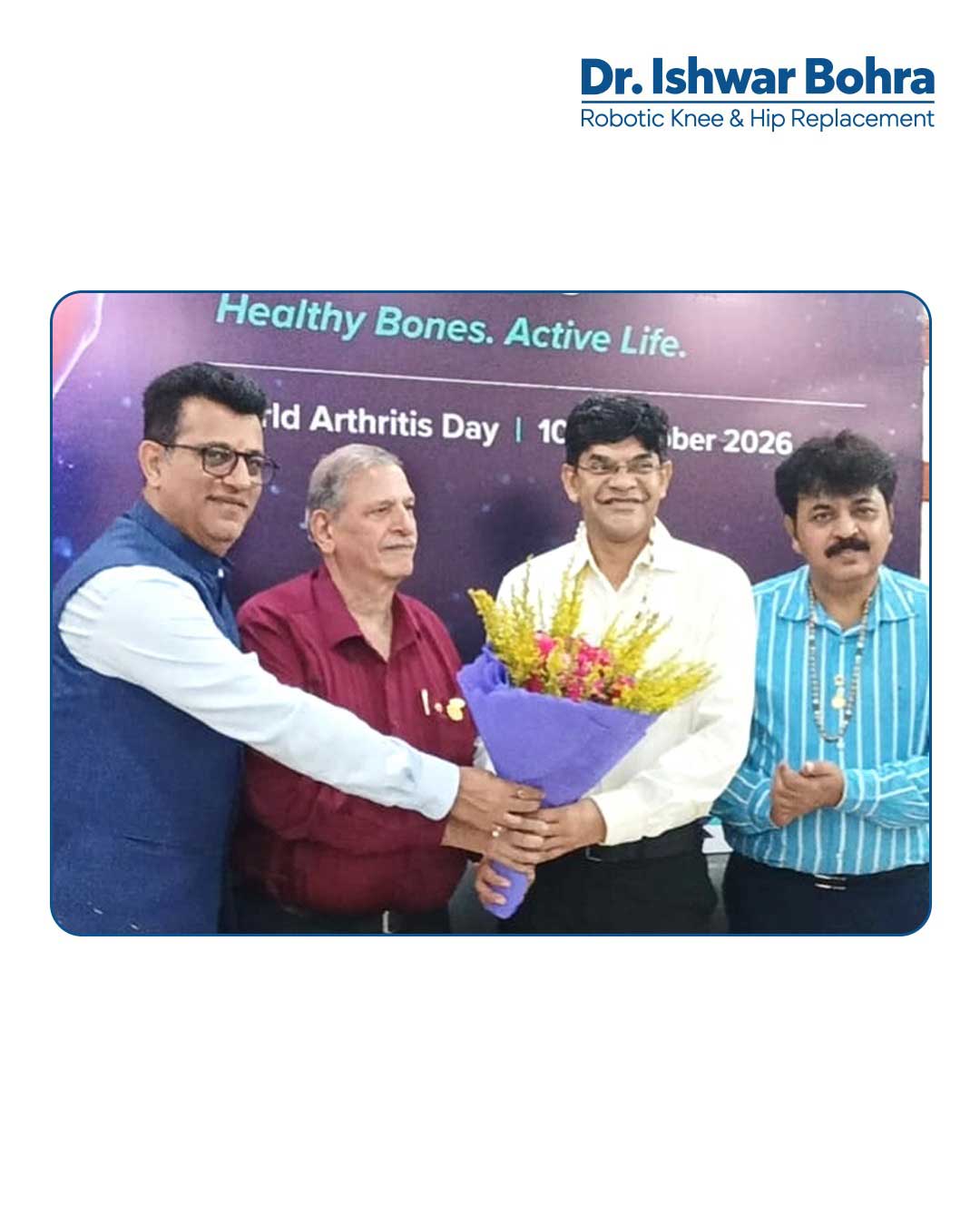 Dr. Ishwar Bohra is a Senior Orthopedic and Joint Replacement Surgeon